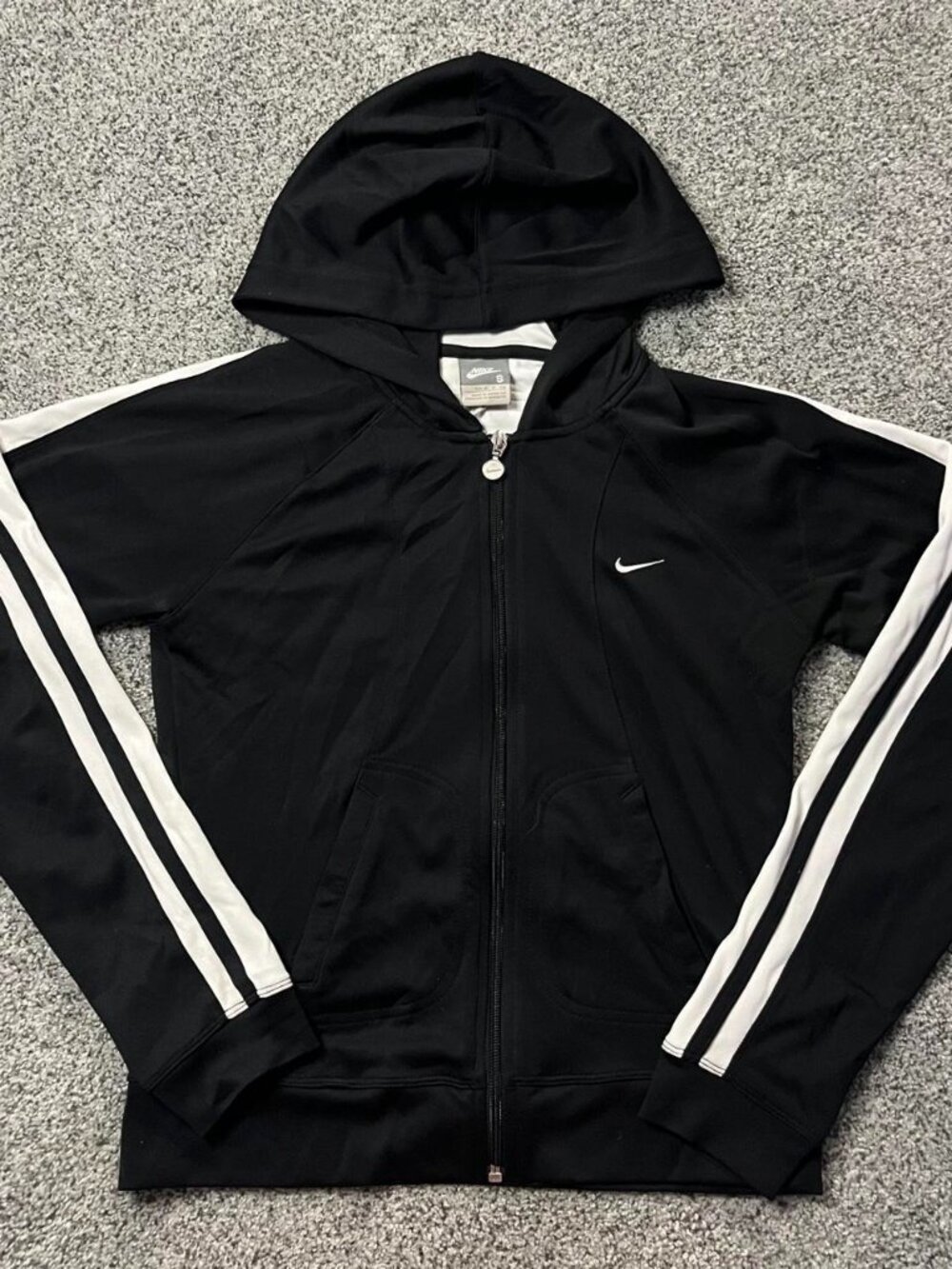 Nike Women's Black Track Jacket Hoodie